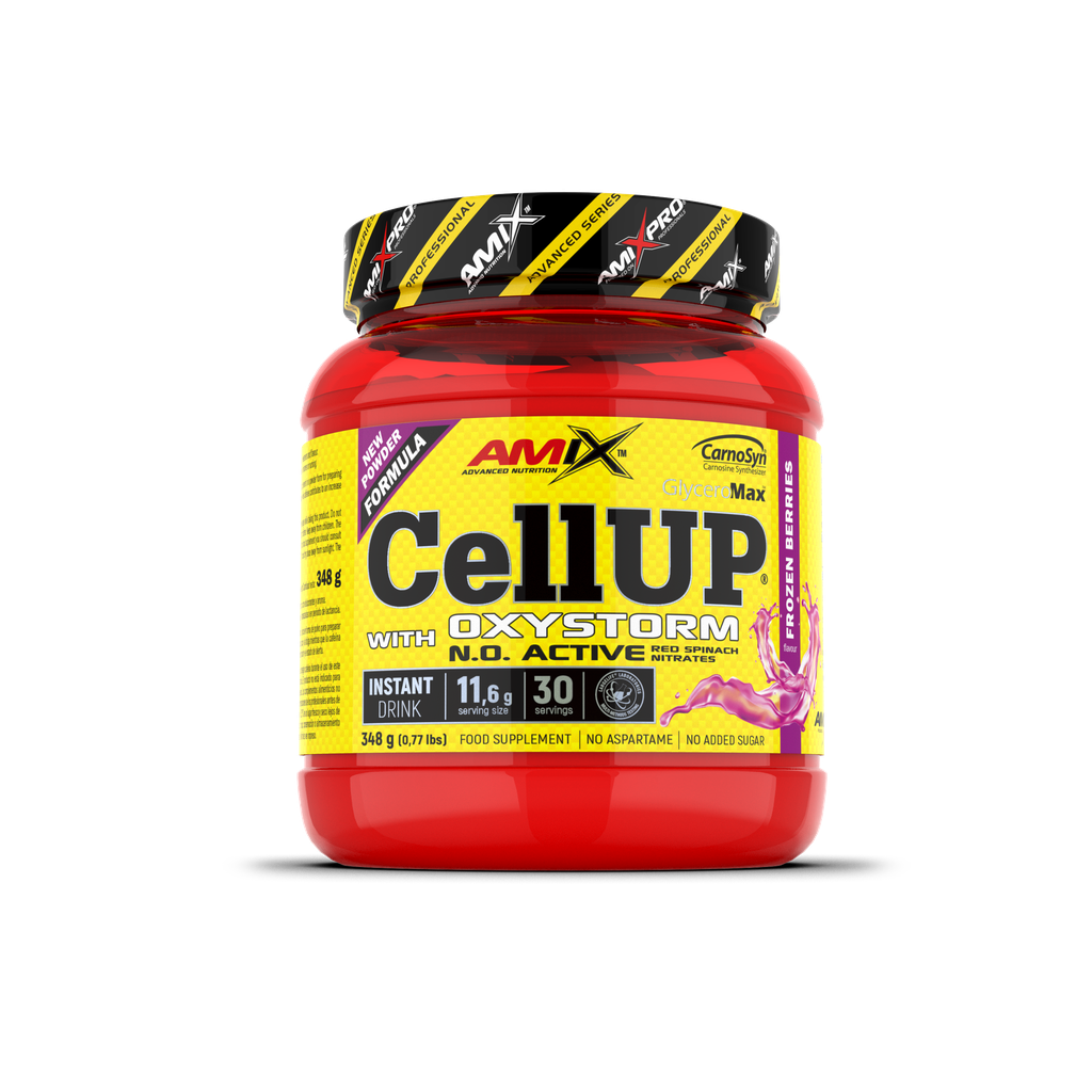 CELLUP OXYSTORM POWDER 348G - BODYMANIA AMIX PRO Frutas del Bosque