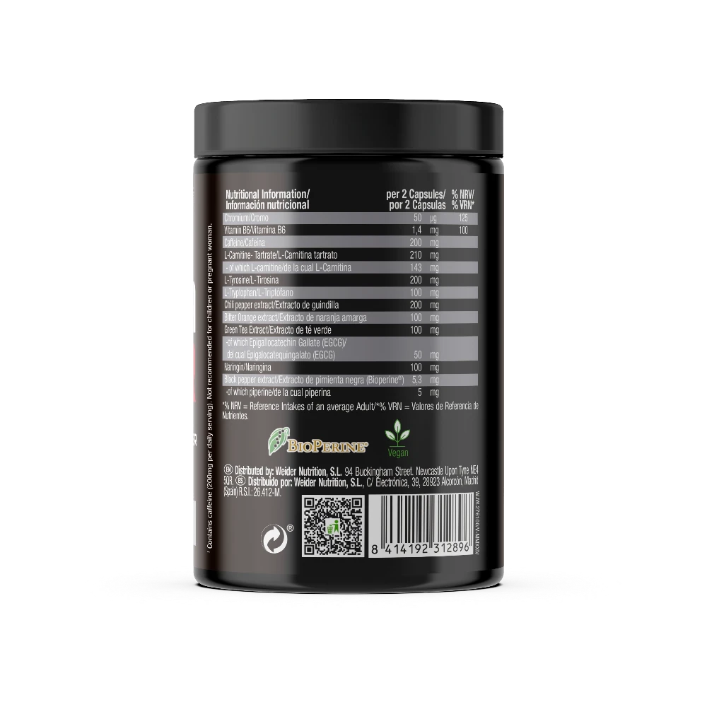 ULTRA BURNER 120 CAP - BODYMANIA WEIDER Default Title