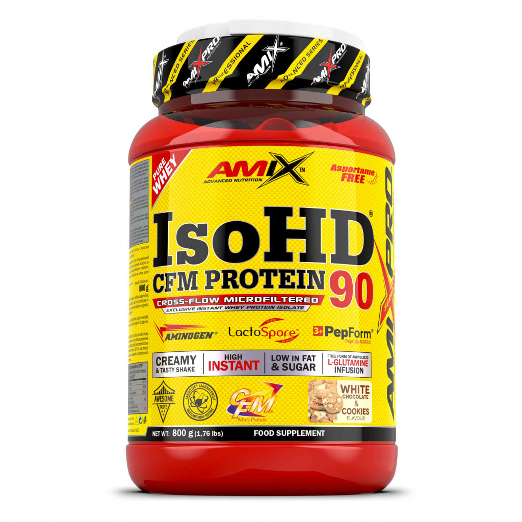 ISO HD CFM 90 + SHAKER GRATIS - BODYMANIA AMIX PRO Chocolate Blanco con Cookies / 800 g