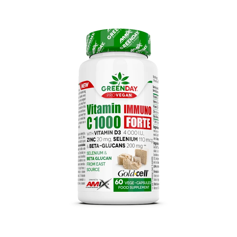 VITAMIN C1000 IMMUNO FORTE 60CAPS - BODYMANIA AMIX GREENDAY Default Title