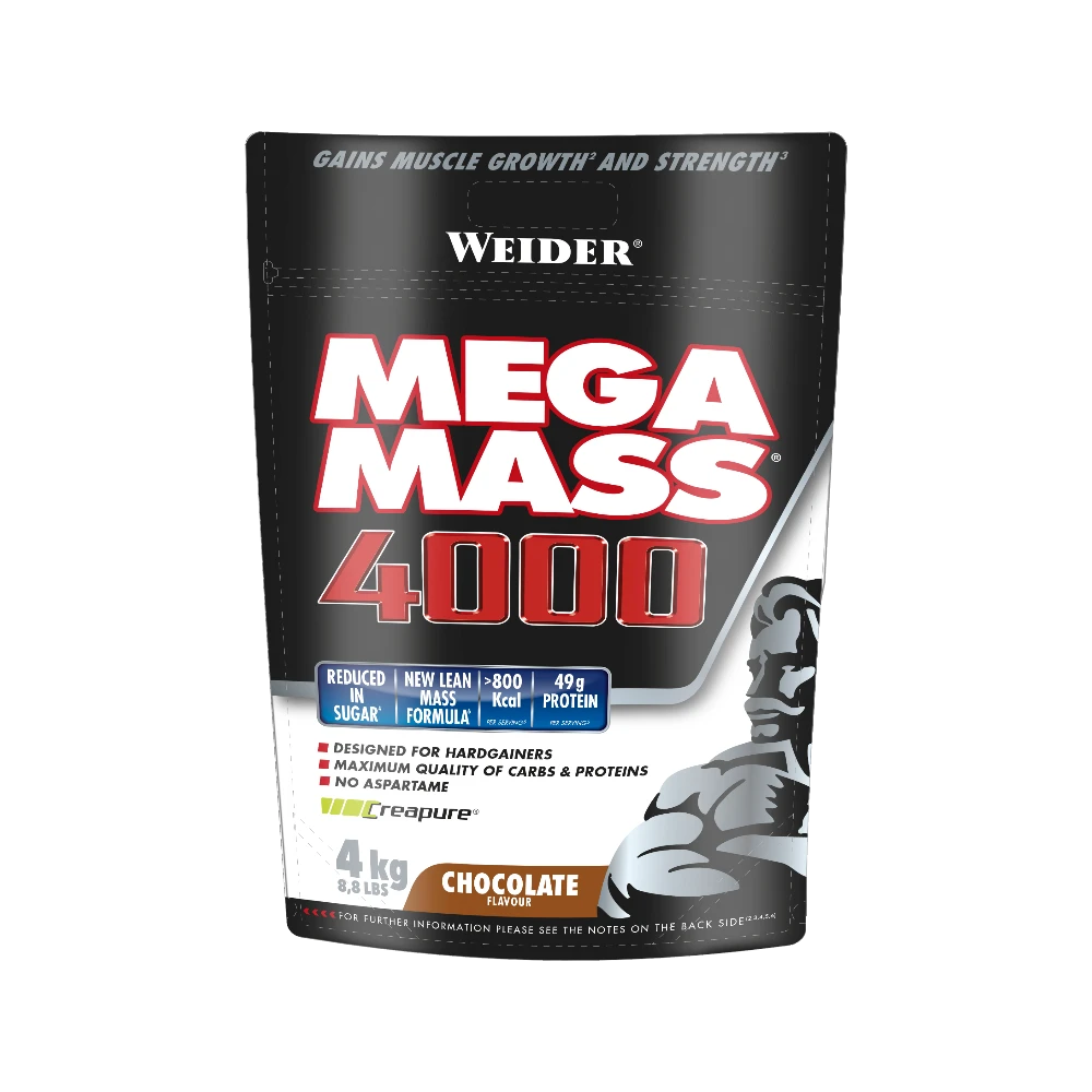 MEGA MASS 4000 4K SACO - BODYMANIA WEIDER Chocolate