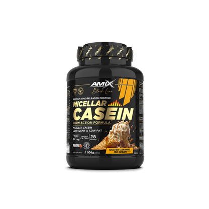 Black Micellar Casein - BODYMANIA AMIX Caramelo salado / 1000 g