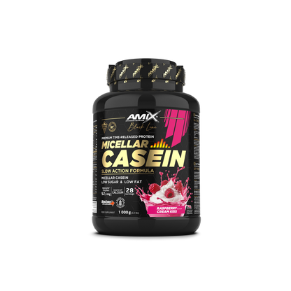 Black Micellar Casein - BODYMANIA AMIX Frambuesa / 1000 g