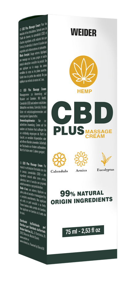 CBD MASSAGE CREAM 75ML - BODYMANIA