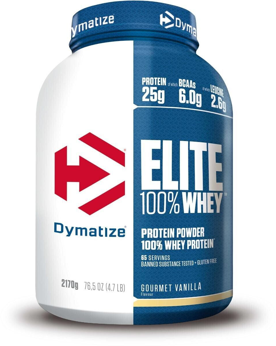 ELITE 100% WHEY + SHAKER GRATIS - BODYMANIA DYMATIZE Vainilla / 4 lb