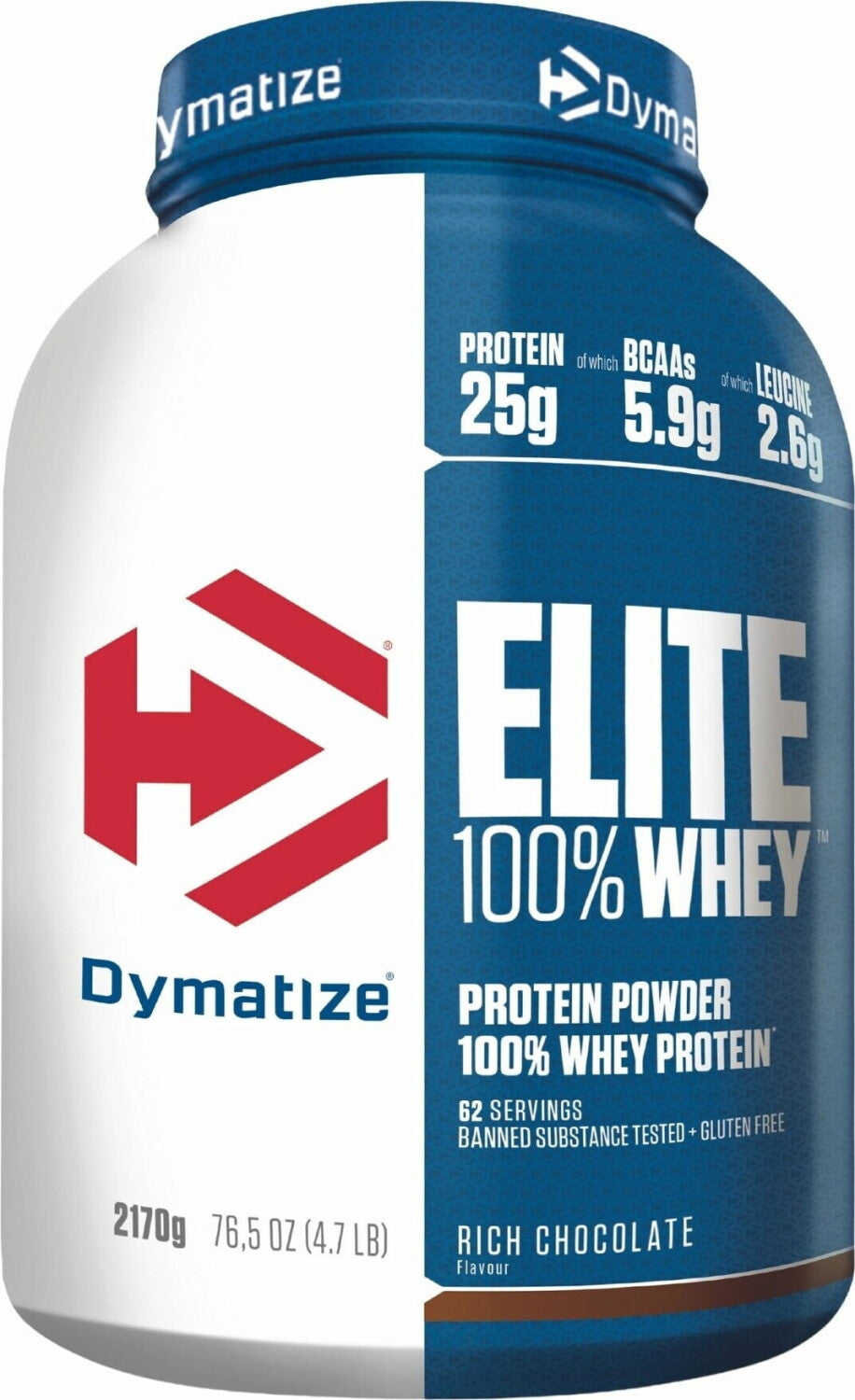 ELITE 100% WHEY + SHAKER GRATIS - BODYMANIA DYMATIZE Chocolate / 4 lb