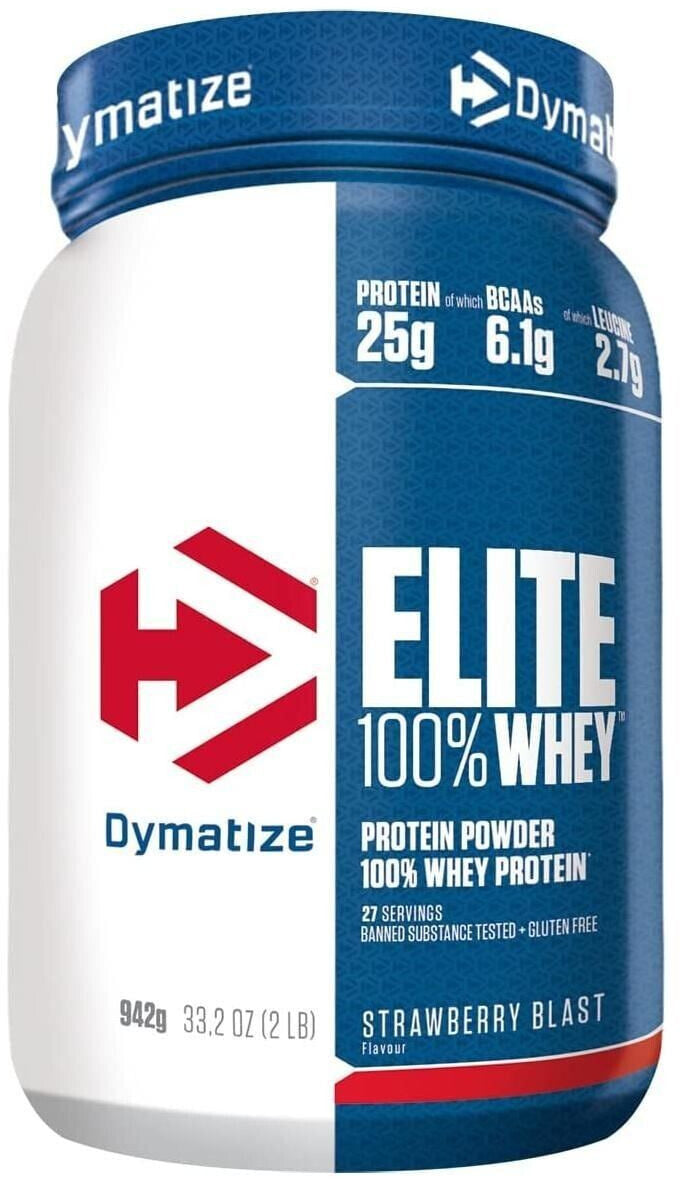 ELITE 100% WHEY + SHAKER GRATIS - BODYMANIA DYMATIZE Fresa / 2 lb