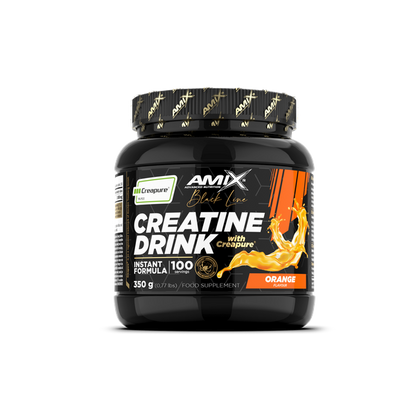 CREATINE DRINK CREAPURE 350G - BODYMANIA AMIX BLACK LINE Naranja