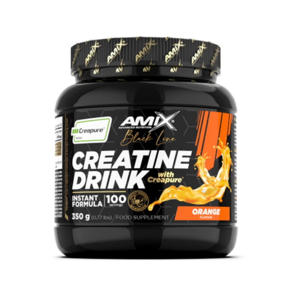 CREATINE DRINK CREAPURE 350G - BODYMANIA AMIX BLACK LINE Naranja