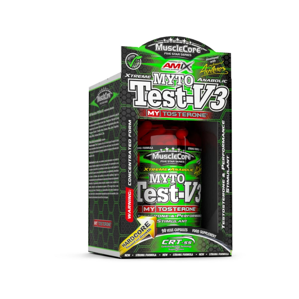 MYTO TEST-V3 90 CAPS - BODYMANIA AMIX MUSCLECORE Default Title