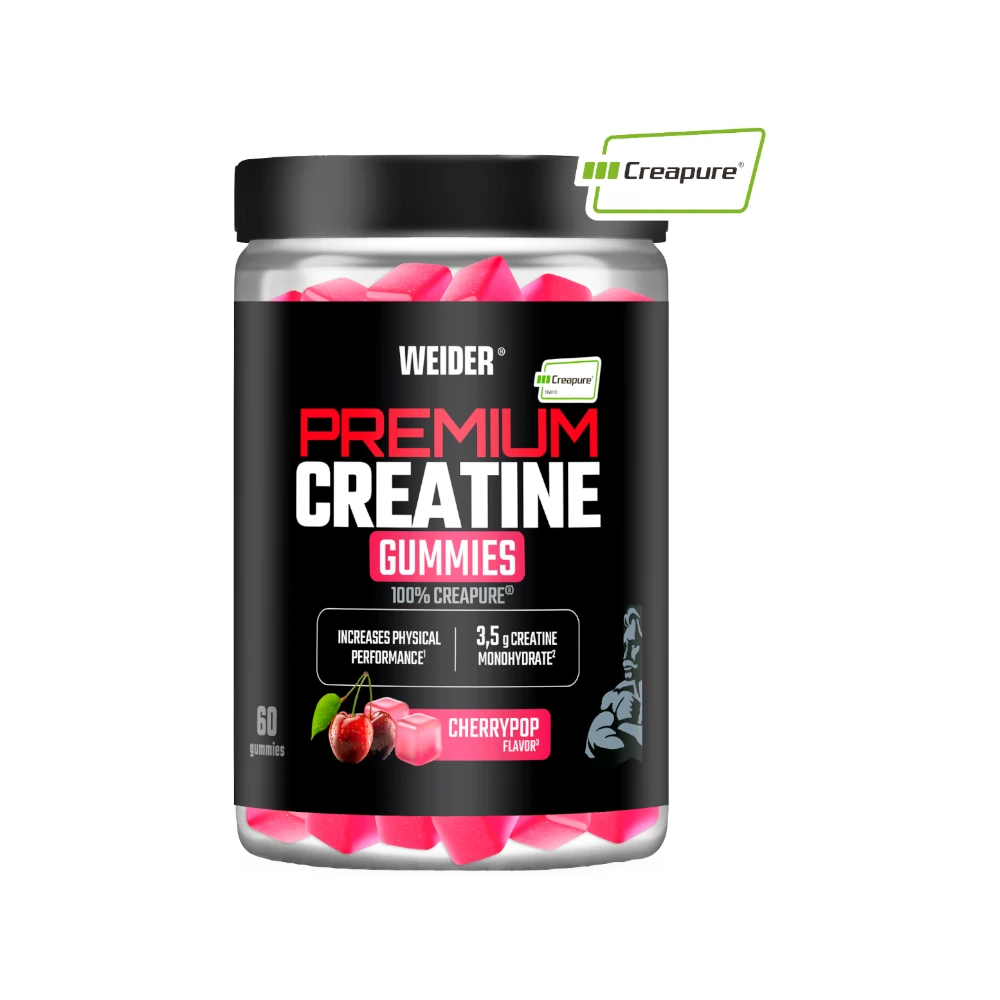 Weider Creatine Gummies Creapure sabor cereza - creatina en gominolas