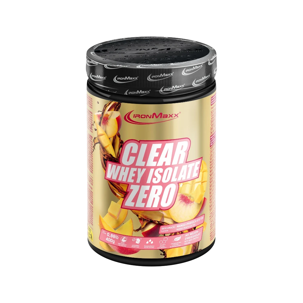 CLEAR WHEY ISOLATE ZERO 400G + SHAKER GRATIS - BODYMANIA IRONMAXX Mango
