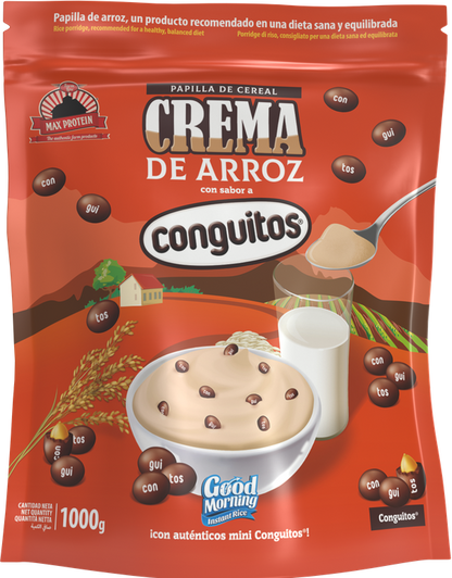 CREMA DE ARROZ 1000G - BODYMANIA MAX PROTEIN Conguitos