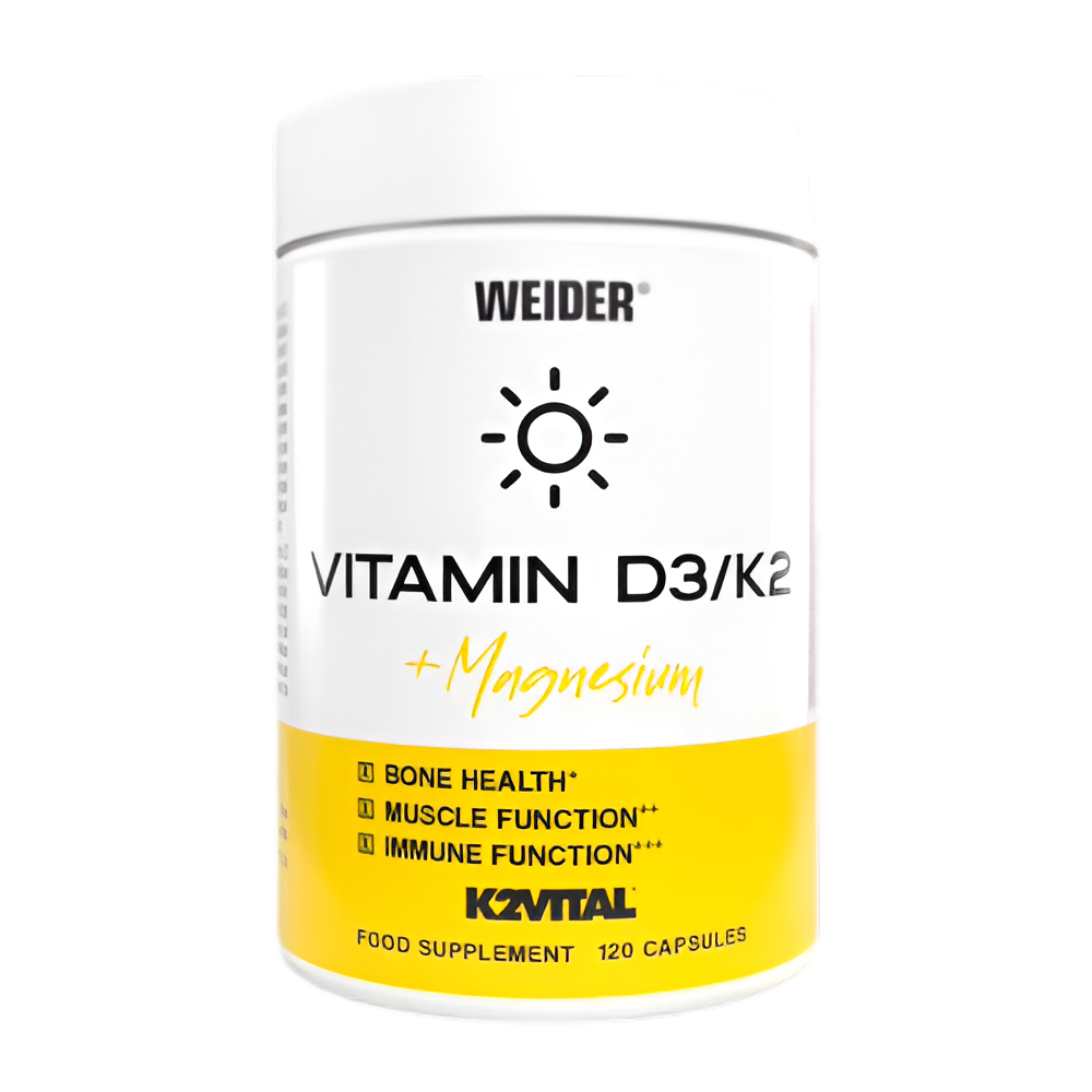 VITAMIN D3/K2 + MAGNESIUM 120 CAPS - BODYMANIA WEIDER Default Title