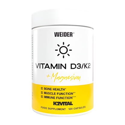 VITAMIN D3/K2 + MAGNESIUM 120 CAPS - BODYMANIA