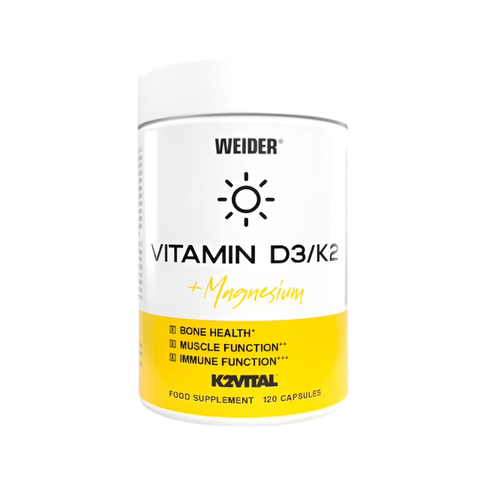 VITAMIN D3/K2 + MAGNESIUM 120 CAPS - BODYMANIA WEIDER Default Title