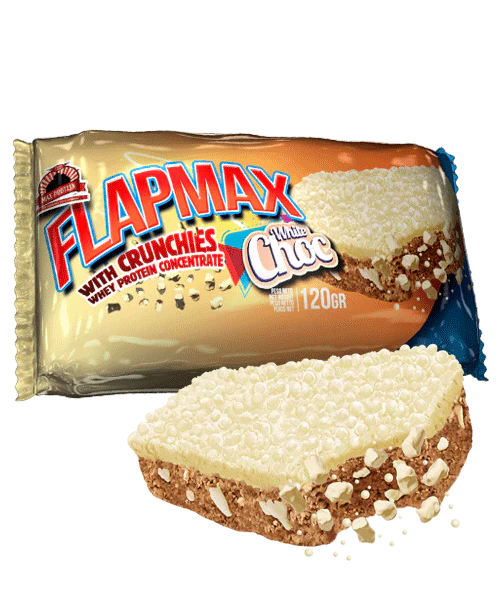 FLAPMAX 120GR - BODYMANIA MAX PROTEIN Chocolate Blanco