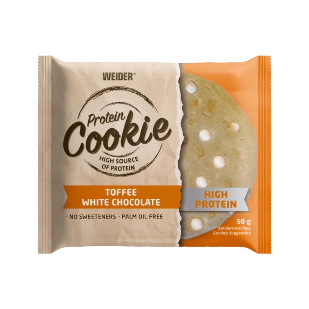 PROTEIN COOKIE TOFFE WHITE CHOCOLATE