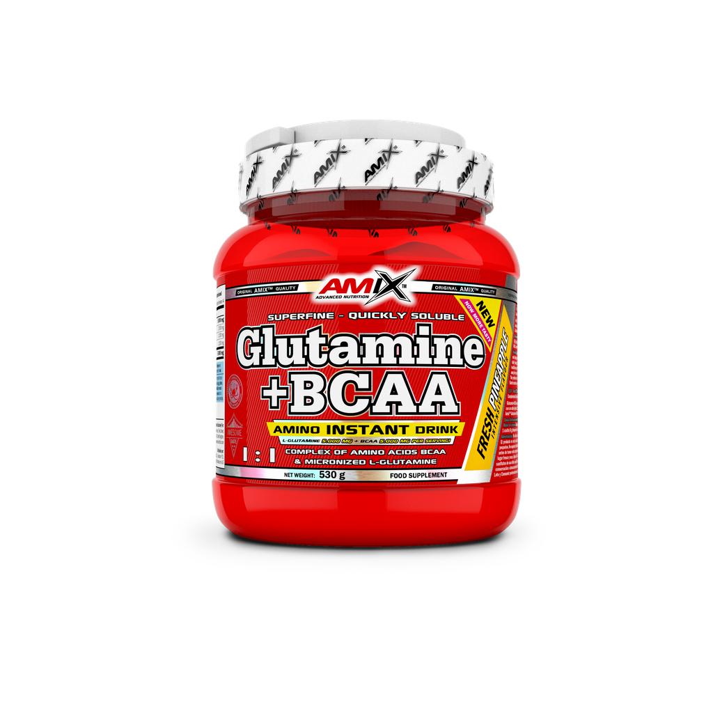 GLUTAMINE + BCAA - BODYMANIA AMIX 530 g / Piña