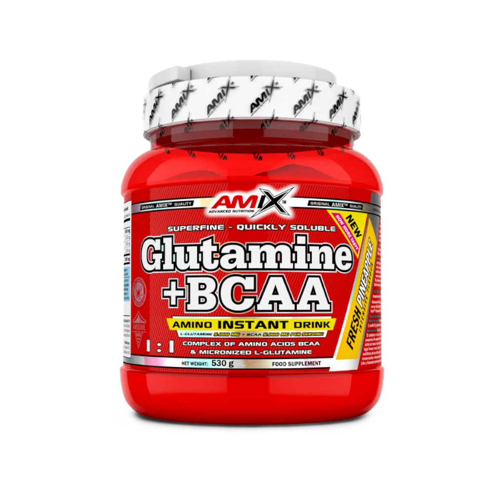 GLUTAMINE + BCAA - BODYMANIA AMIX 530 g / Piña