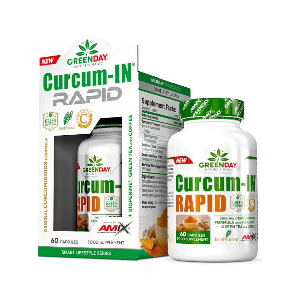 CURCUM-IN RAPID 60 CAPS - BODYMANIA AMIX GREENDAY Default Title