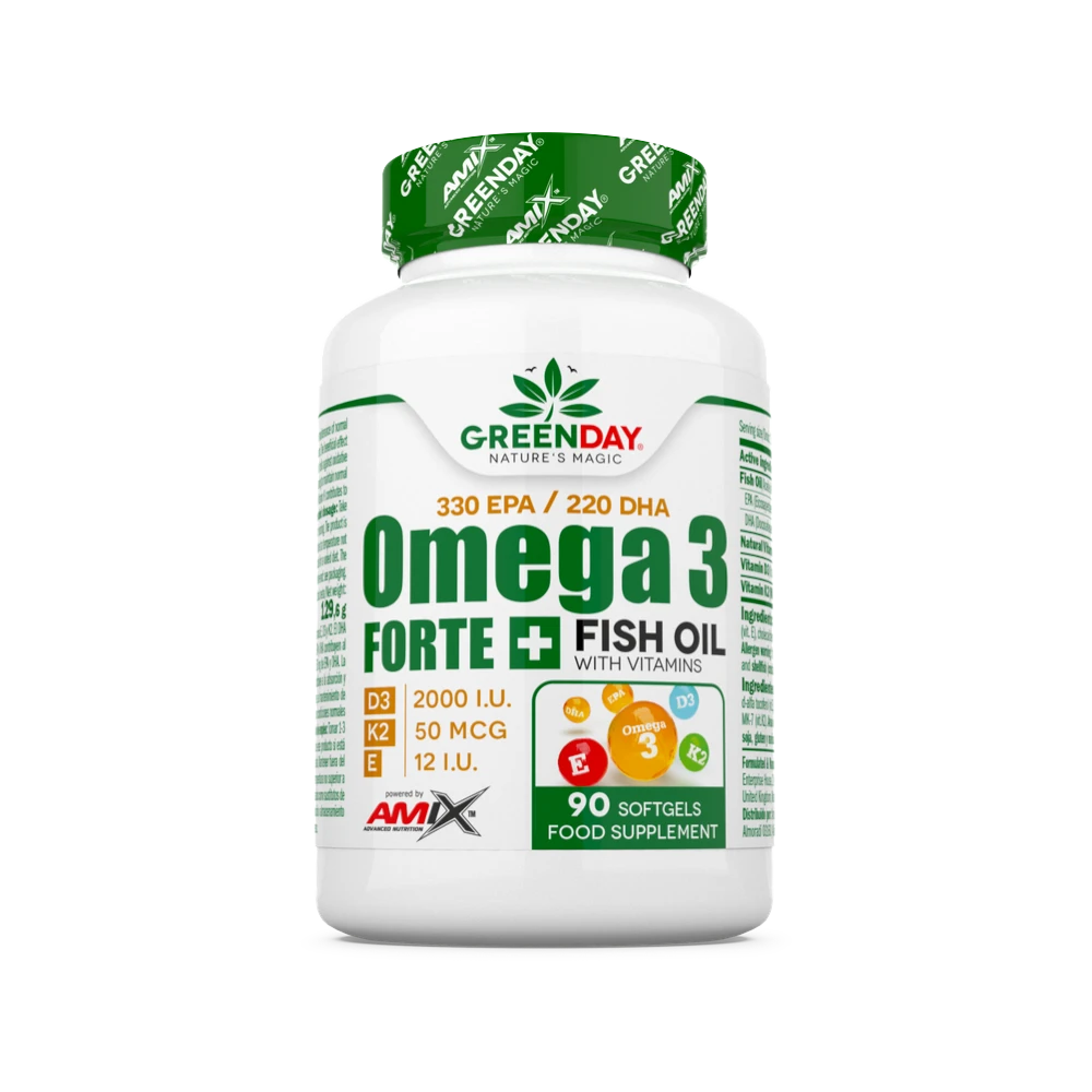 OMEGA 3 FORTE+ 90 CAPS - BODYMANIA AMIX GREENDAY Default Title