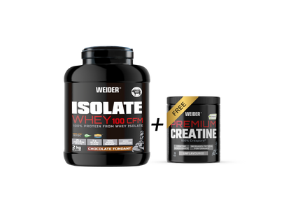 ISOLATE WHEY 100 CFM + PREMIUM CREATINE 100% CREAPURE