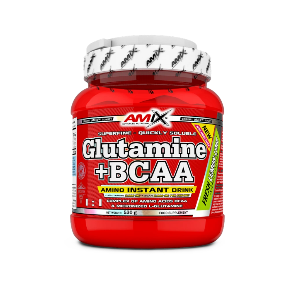 GLUTAMINE + BCAA - BODYMANIA AMIX 530 g / Limón