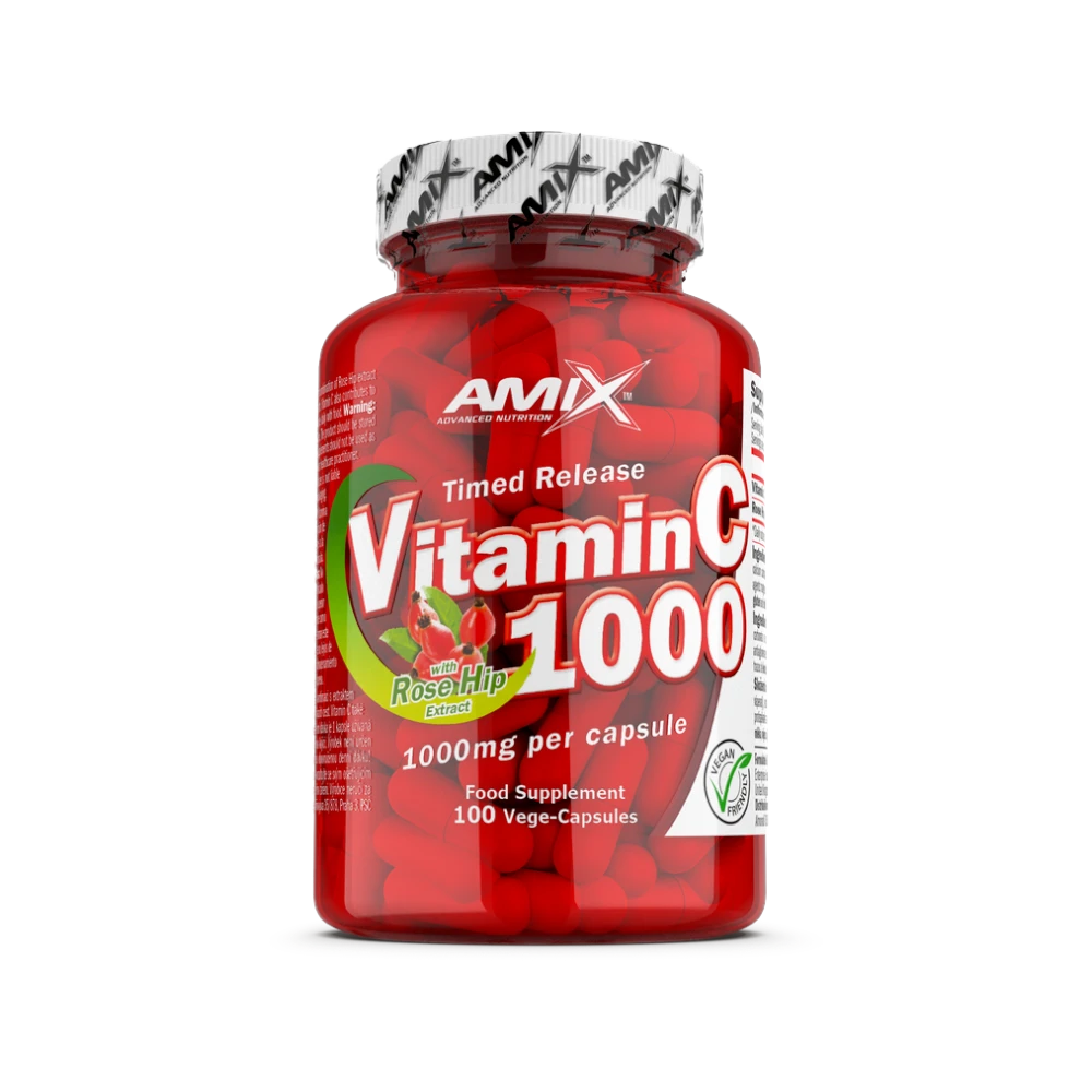 VITAMIN C 1000 100 CAPS - BODYMANIA AMIX Default Title