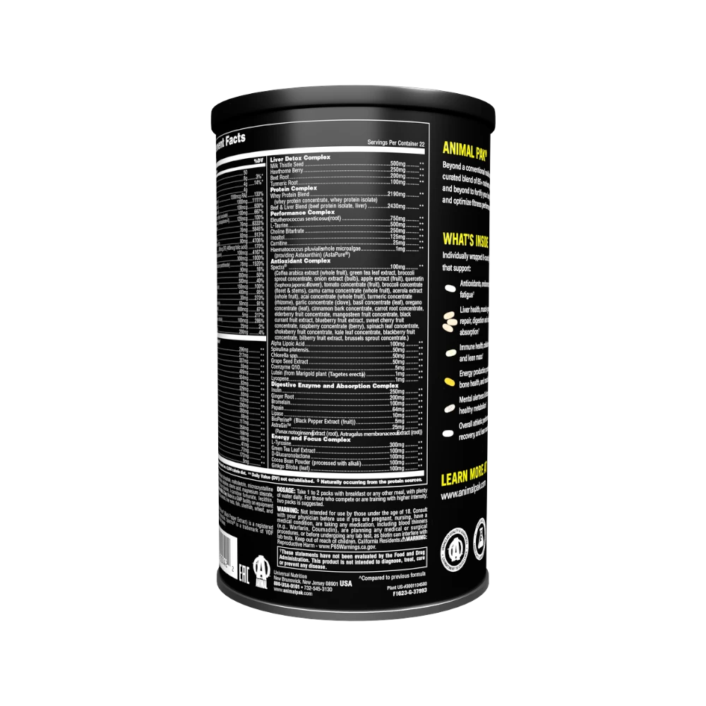 ANIMAL PAK (44 PACKS) - BODYMANIA UNIVERSAL Default Title