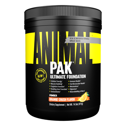 ANIMAL PAK EN POLVO 350G - BODYMANIA UNIVERSAL Naranja