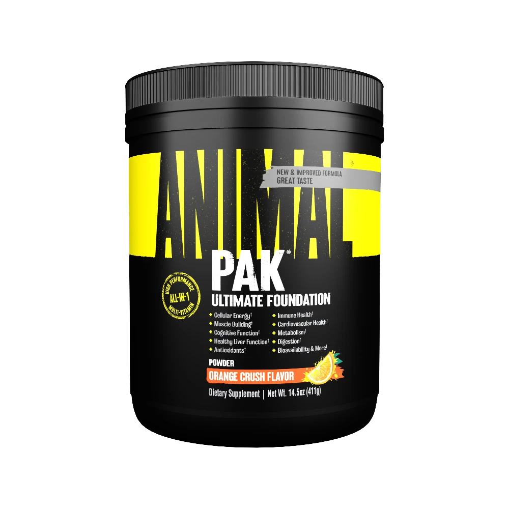ANIMAL PAK EN POLVO 350G - BODYMANIA UNIVERSAL Naranja